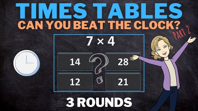 Times Tables Speed Test Game